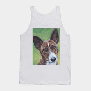 Basenji Fine Art Painting Tank Top